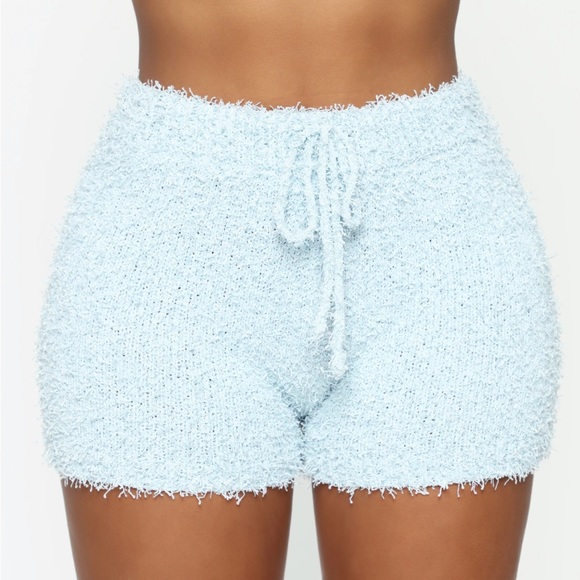 Fashion Nova Shorty Is A 10 Sweater Set - Light Blue Size XS - Picture 11 of 14